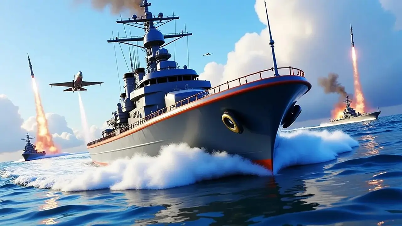 Battleship War Banner